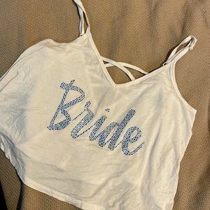 Victorias Secret- Bride Crop Tank